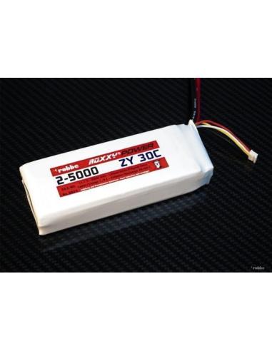 6809 Batería LiPo 7,4v 5000 mAh 2S 30C Roxxy Robbe