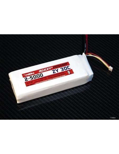 6809 Batería LiPo 7,4v 5000 mAh 2S 30C Roxxy Robbe