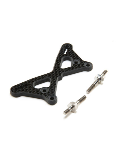 Carbon Front Tower +2mm with Titanium Standoffs: 22 5.0