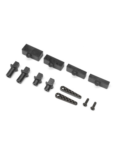 Carbon Tab Battery Mount Set: 22X-4