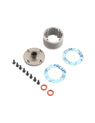 Diff Housing Set Aluminum (1): 5B  5T  MINI WRC