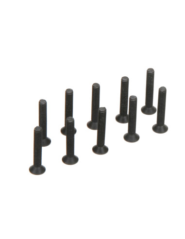 Flat Head Screws  M3 x 18mm (10)