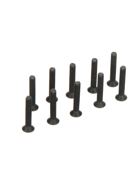 Flat Head Screws  M3 x 18mm (10)