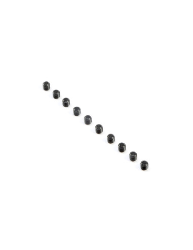 Flat Point Set Screws M4x4mm (10)