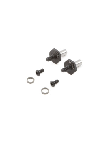 Front Axle Set  12mm Hex: 22SCT 3.0