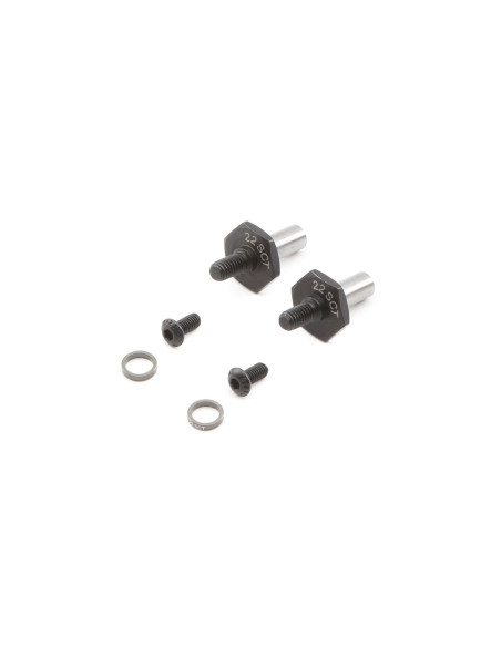 Front Axle Set  12mm Hex: 22SCT 3.0