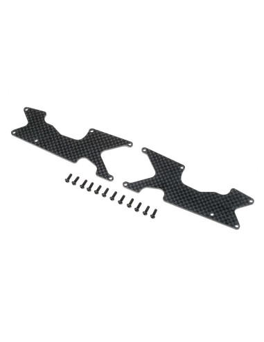 Rear Arm Inserts Carbon 8XT