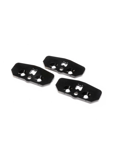 Skid Plate Set  Adj Chassis  Aluminum: 8X 2.0