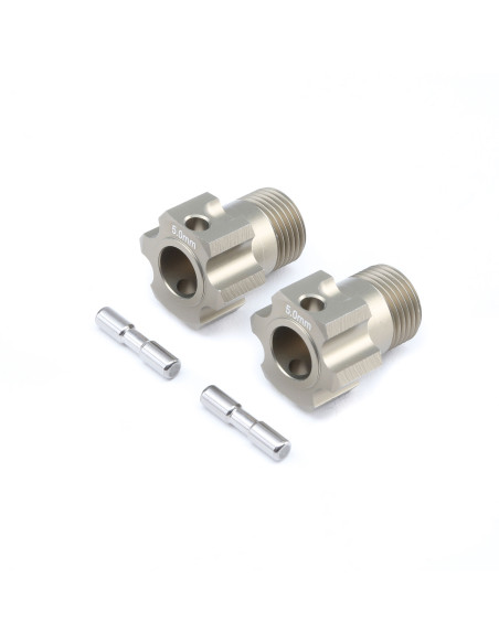 Wheel Hex and Pin  +5.0mm (2): 5B  5T  MINI WRC