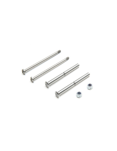 Front Hinge Pin and King Pin Set  Polished: All 22