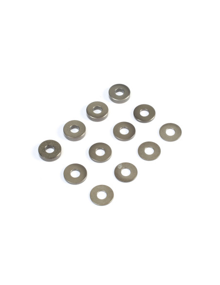 M3 Aluminum Washer Set  Hard Anodized (4): 22 3.0  4.0  5.0