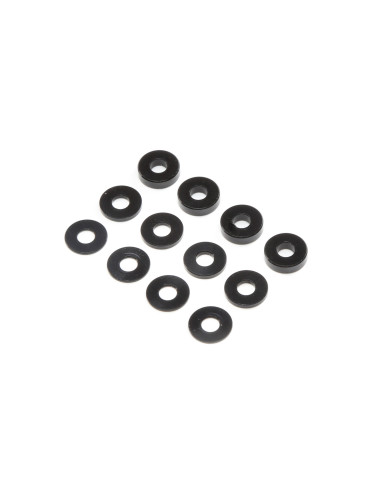 M3 Aluminum Washer Set  Black (4ea)