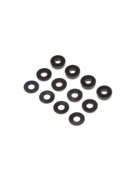 M3 Aluminum Washer Set  Black (4ea)