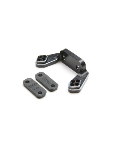 Rear Camber Block  Black with Inserts: 22 4.0