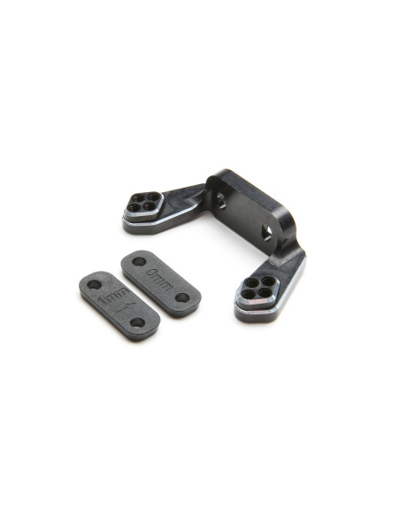 Rear Camber Block  Black with Inserts: 22 4.0