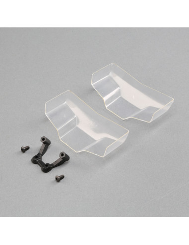 Low Front Wing Clear with Mount (2): 22 5.0