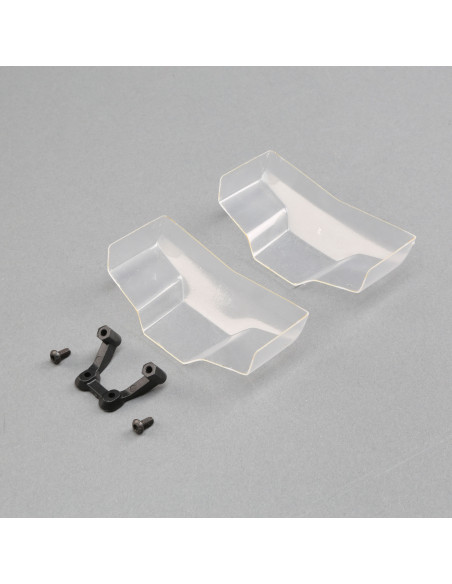 Low Front Wing Clear with Mount (2): 22 5.0