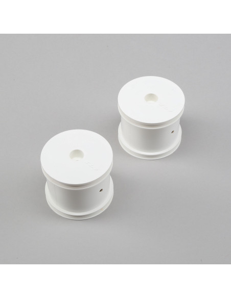1-10 Front-Rear Stadium Truck 2.2 Wheels  12mm Hex  White (2): 22T