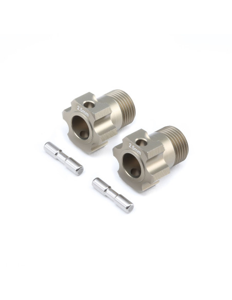 Wheel Hex and Pin  +2.5mm (2): 5B  5T  MINI WRC