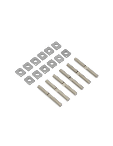 Cross Pins & Support Blocks  Aluminum: 5T  MINI...