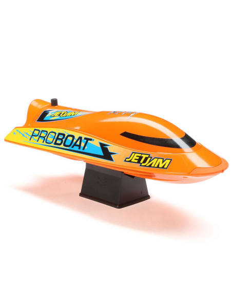 Jet Jam V2 12" Self-Righting Pool Racer Brushed RTR  Orange