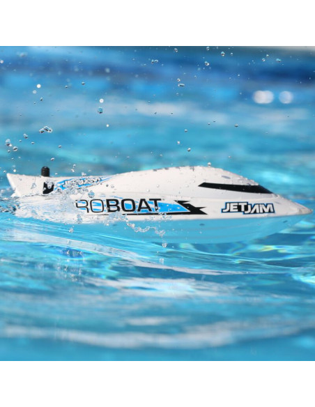 Jet Jam V2 12" Self-Righting Pool Racer Brushed RTR  White