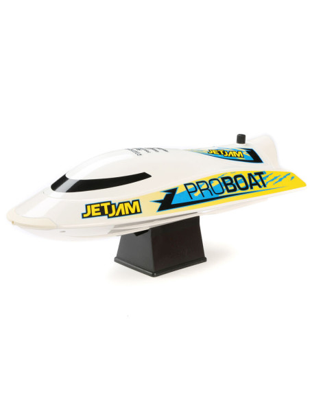 Jet Jam V2 12" Self-Righting Pool Racer Brushed RTR  White