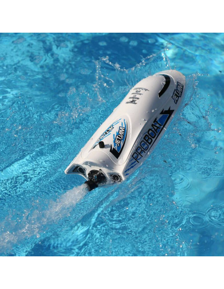 Jet Jam V2 12" Self-Righting Pool Racer Brushed RTR  White