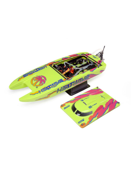 Blackjack 24" V2 Catamaran Brushless: RTR  Heat Wave Visual