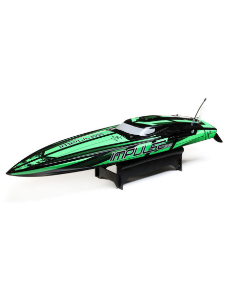Impulse 32" Brushless Deep-V RTR with Smart  Black-Green