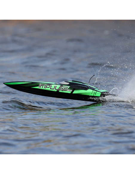 Impulse 32" Brushless Deep-V RTR with Smart  Black-Green