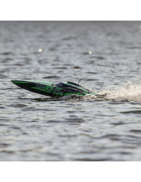 Impulse 32" Brushless Deep-V RTR with Smart  Black-Green