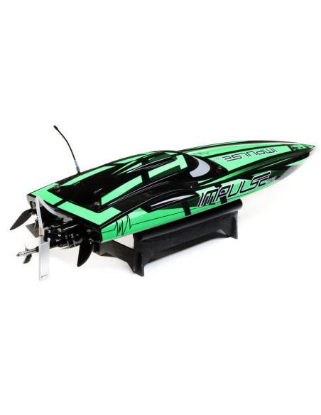 Impulse 32" Brushless Deep-V RTR with Smart  Black-Green