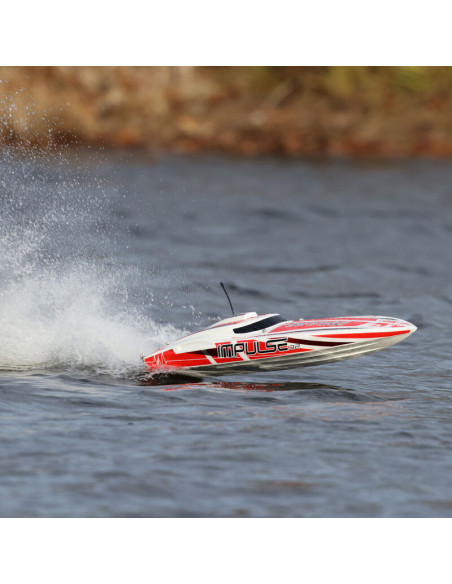 Impulse 32" Brushless Deep-V RTR with Smart  White-Red