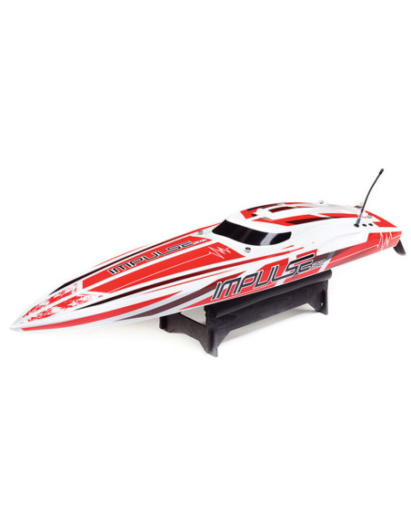 Impulse 32" Brushless Deep-V RTR with Smart  White-Red