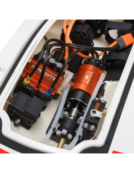 Impulse 32" Brushless Deep-V RTR with Smart  White-Red