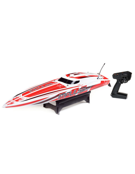 Impulse 32" Brushless Deep-V RTR with Smart  White-Red