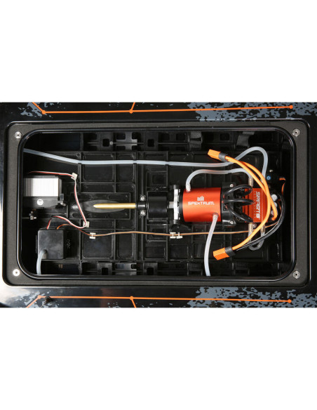 Blackjack 42" 8S Brushless Catamaran RTR: Black-Orange
