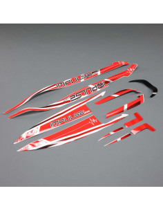 Decal Set White-Red:...
