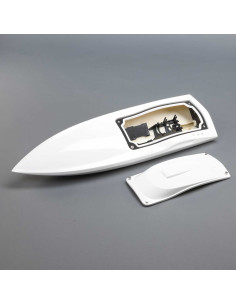Hull and Canopy Set  White:...