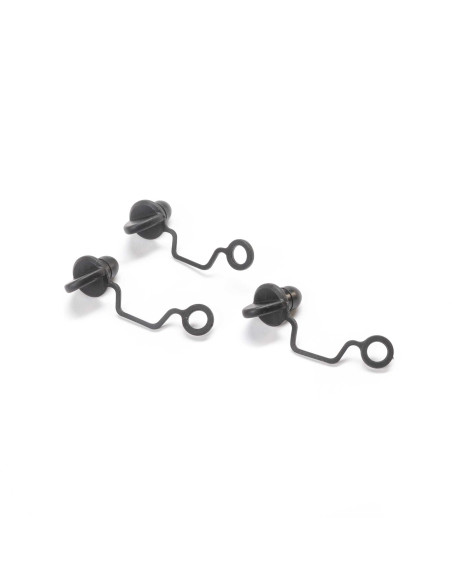 Tethered Drain Plug  Large (3): Pro Boat