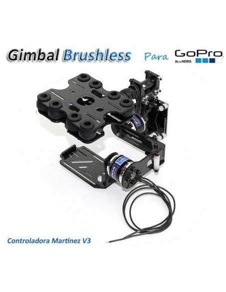 Gimbal Brushless en fibra de carbono