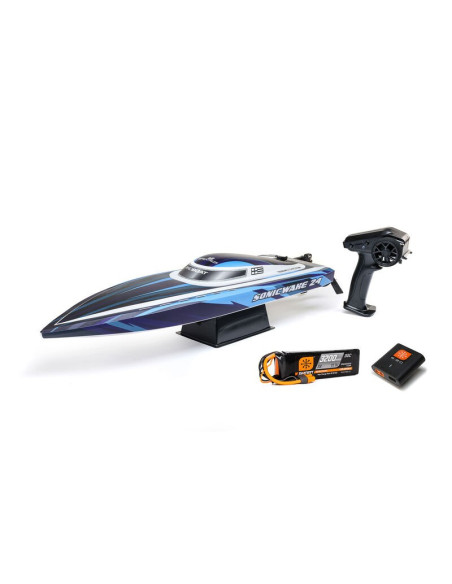 Sonicwake 24" Self-Righting Brushless Deep-V RTR (Battery & Charger Included)  Blue