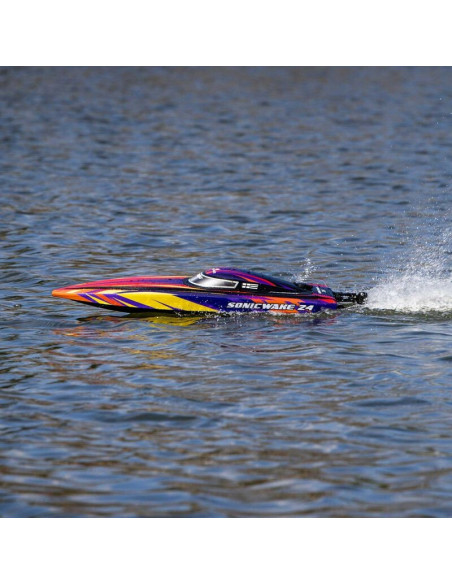 Sonicwake 24" Self-Righting Brushless Deep-V RTR (Battery & Charger Included)  Red