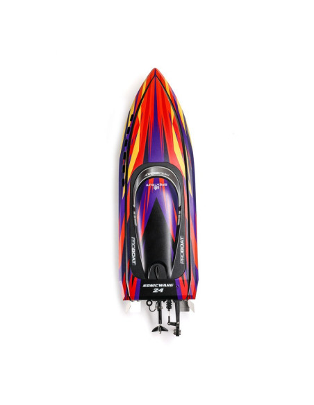 Sonicwake 24" Self-Righting Brushless Deep-V RTR (Battery & Charger Included)  Red