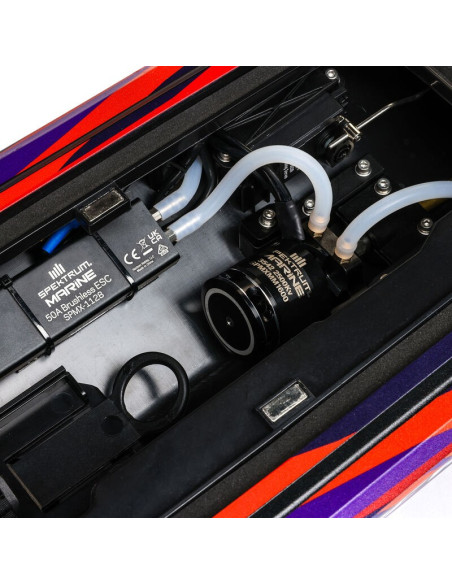Sonicwake 24" Self-Righting Brushless Deep-V RTR (Battery & Charger Included)  Red