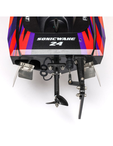 Sonicwake 24" Self-Righting Brushless Deep-V RTR (Battery & Charger Included)  Red