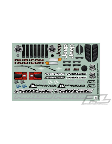 PROLINE JEEP WRANGLER JL UNL. RUBICON CLEAR...