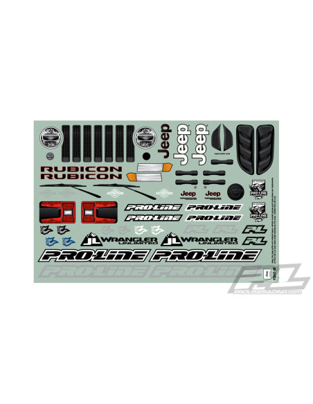 PROLINE JEEP WRANGLER JL UNL. RUBICON CLEAR BODY 313 CRAWLER