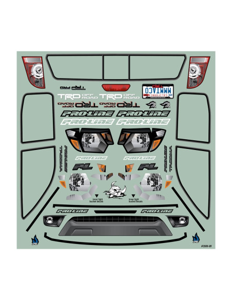 Proline Toyota Tacoma TRD 2015 Pro Clear Body 313mm 1/10